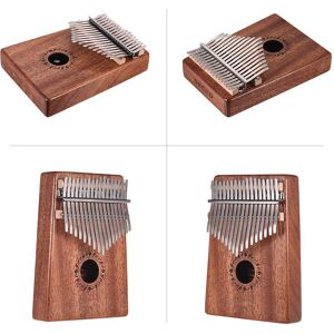 TOMTOP JMS GECKO K17M 17-key Kalimba Thumb Piano Mbira Mahogany Solid Wood with Carry Bag Storage Case Tuning