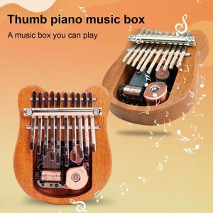 TOMTOP JMS Kalimba Mini Thumb Piano 10 Keys Portable Musical Instrument Cartoon Cute Kalimba Thumb Piano Music