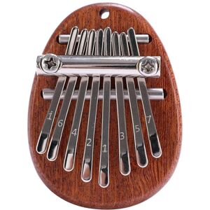 Riding Supplies 8 Keys Mini Kalimba Wooden Thumb Piano Musical Instrument (Water Drop)