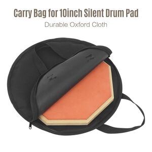 TOMTOP JMS Silent Drum Pad Carry Bag Storage Bag Holder for 10inch Dumb Drum