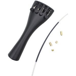 TOMTOP JMS 3/4 4/4 Violin Tailpiece Hill Style with 1pcs Tailgut Tailcord Durable