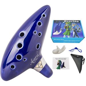 aiersimusic 12 Hole Ocarina Ceramic Alto C Legend of Ocarina Flute Music Instrument