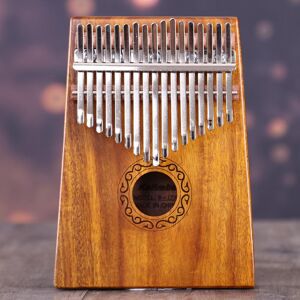 Musical 3 17 Key Kalimba Single Board Wood Thumb Piano Mbira Natural Mini Keyboard Instrument
