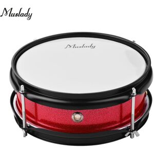 TOMTOP JMS Muslady 8inch Snare Drum Head with Drumsticks Shoulder Strap Drum Key for Student Band