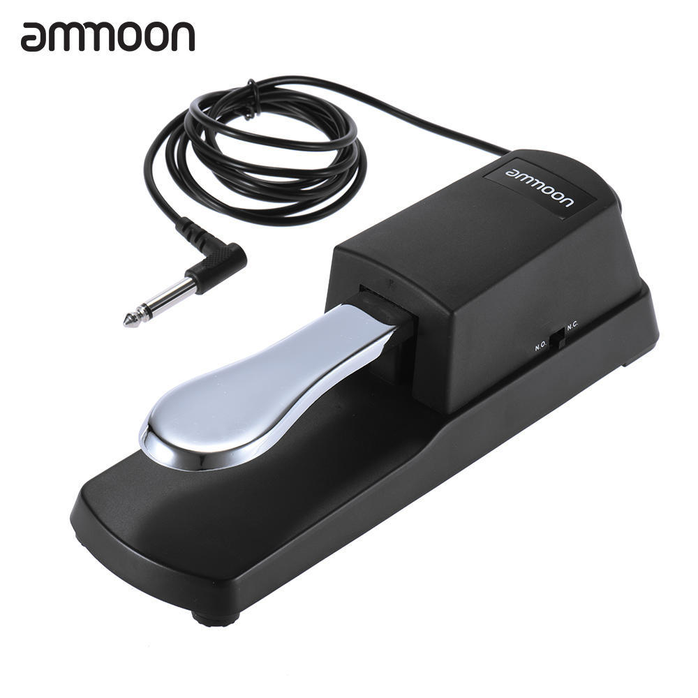 Ammoon Piano Keyboard Sustain Damper Pedal for Casio Yamaha Roland Electric Piano Electronic Organ