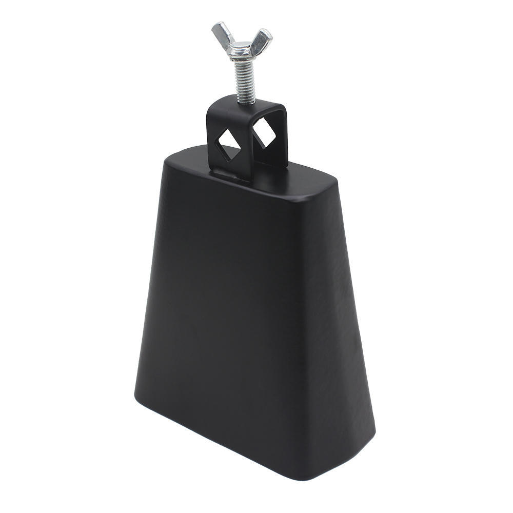 TOMTOP JMS 5 Inch Iron Cow-bell Percussion Instrument with Clapper for Drum Set Kit Accessory