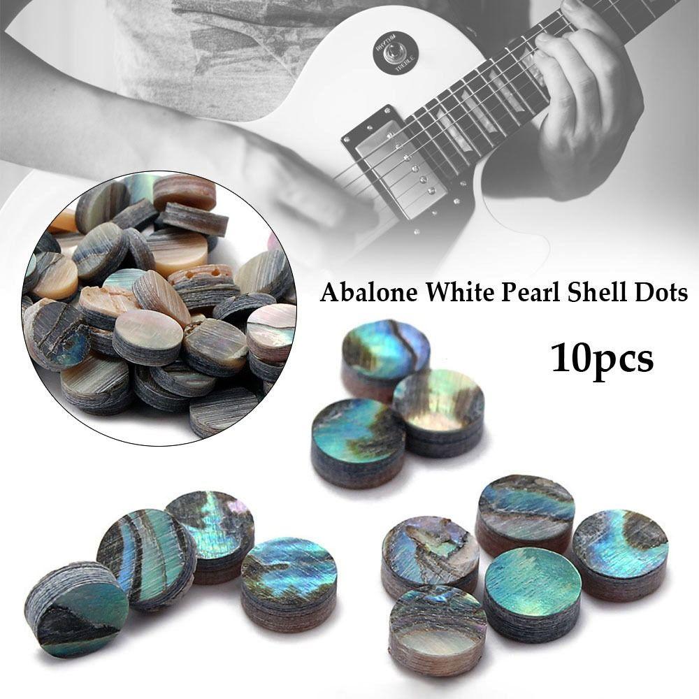 suuoyuan Fingerboard for Ukulele Acoustic Punctuation Point Abalone Dots Abalone Inlay Dots Pearl Shell Dots