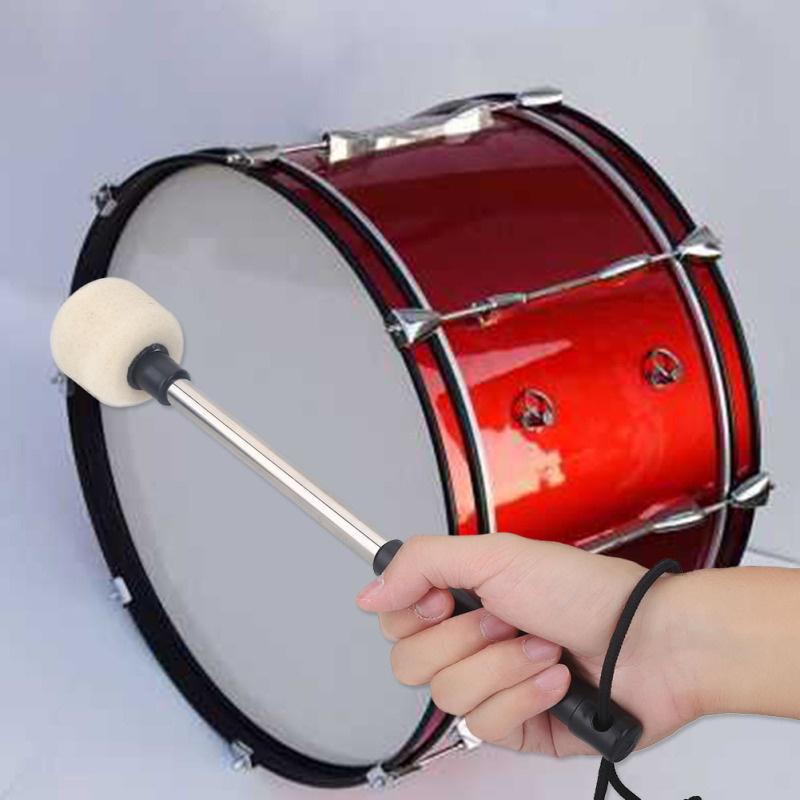 Easybuyer-duoqiao Bass Drumstick With Wool Felt  Percussion Marching