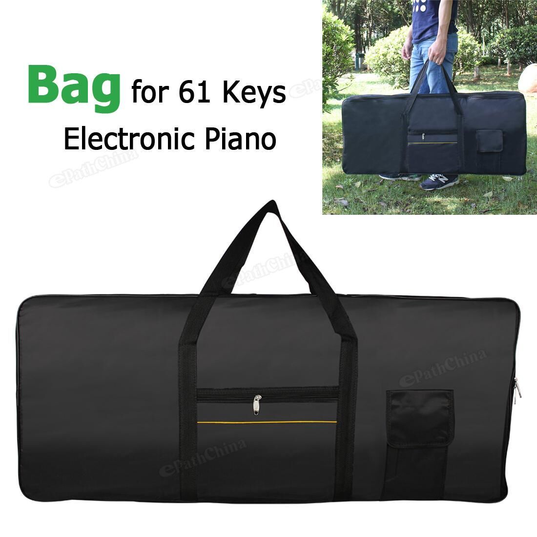 Musical 3 Portable Waterproof Electronic Organ Oxford Fabric Bag 100cm*40cm*16cm for 61 Keyboards Piano
