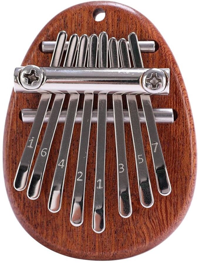 Riding Supplies 8 Keys Mini Kalimba Wooden Thumb Piano Musical Instrument (Water Drop)