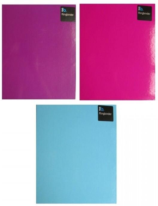 Pertemba FR - Office Supplies Blok Collection Contrast A4 Ring Binder (Pack of 3)