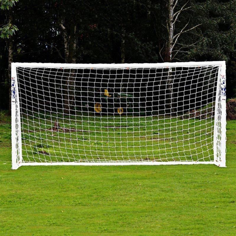 Top Beauty Deals 3 x 2m / 1.8 x 1.2m Portable Football Net Rain-proof Soccer Goal Post Net Accessories Outdoor Sport Training Tool