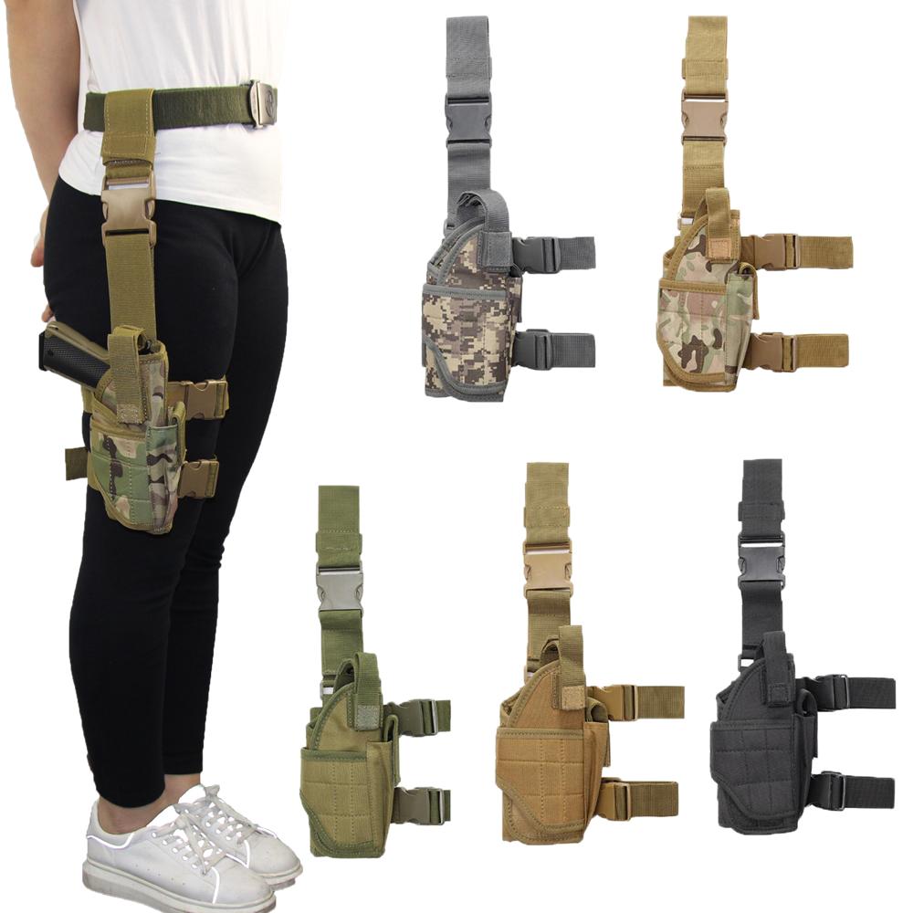 TY-Jewelry Drop Left/Right Leg Gun Holster Gun Bag For GLOCK 17/M9/P226/CZ 75 Revolver Leg Adjustable Airsoft Pistol Gun Case For Hunting
