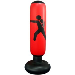 HOD Health&Home 1.6M Red Inflatable Standing Boxing Bag Water Base Stress Punching Home Gym