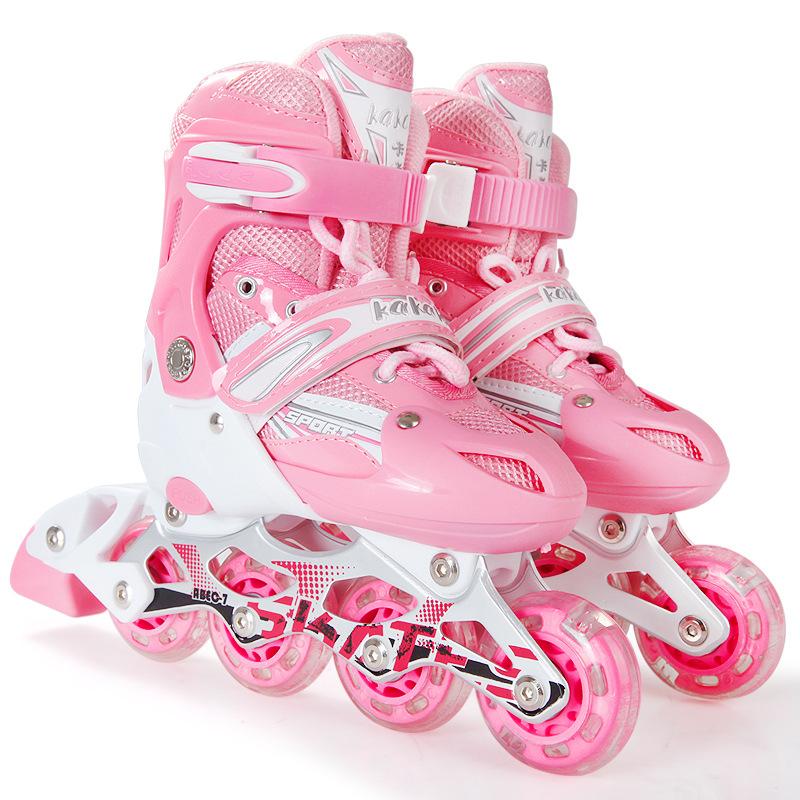 91460000MABYJYNK4W Special Offer Children's The Skating Shoes Men's and Women's Skates Adult Pulley Speed Skating Roller Skates Kakala Factory in Stock
