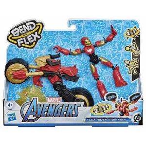 Hasbro   Bend and Flex   Avengers Marvel   Play set Iron Man on a motorcycle