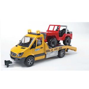 BRUDER   Special machine   Tow truck Mercedes Benz Sprinter with Jeep   1:16