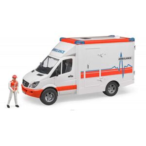 BRUDER   Special machine   Mercedes Benz Sprinter ambulance + driver figure   1:16