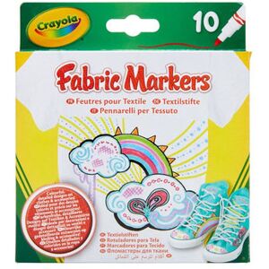 Crayola   Set of markers   For drawing on fabric 10 pcs