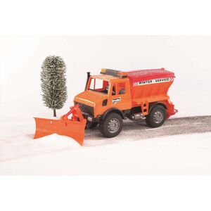 BRUDER   Special machine   Mercedes Benz Unimog snowplow   1:16