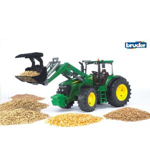 BRUDER   Agricultural machinery   John Deere tractor with loader   1:16