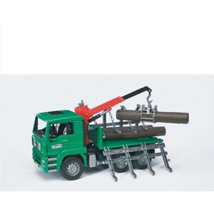 BRUDER   Forestry   Truck MAN log carrier with crane loader   1:16