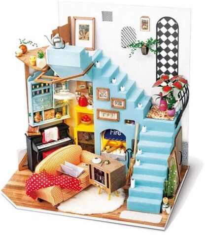 LatestBuy Toy Box Robotime DIY Miniature Room Kit (Joy Living Room)