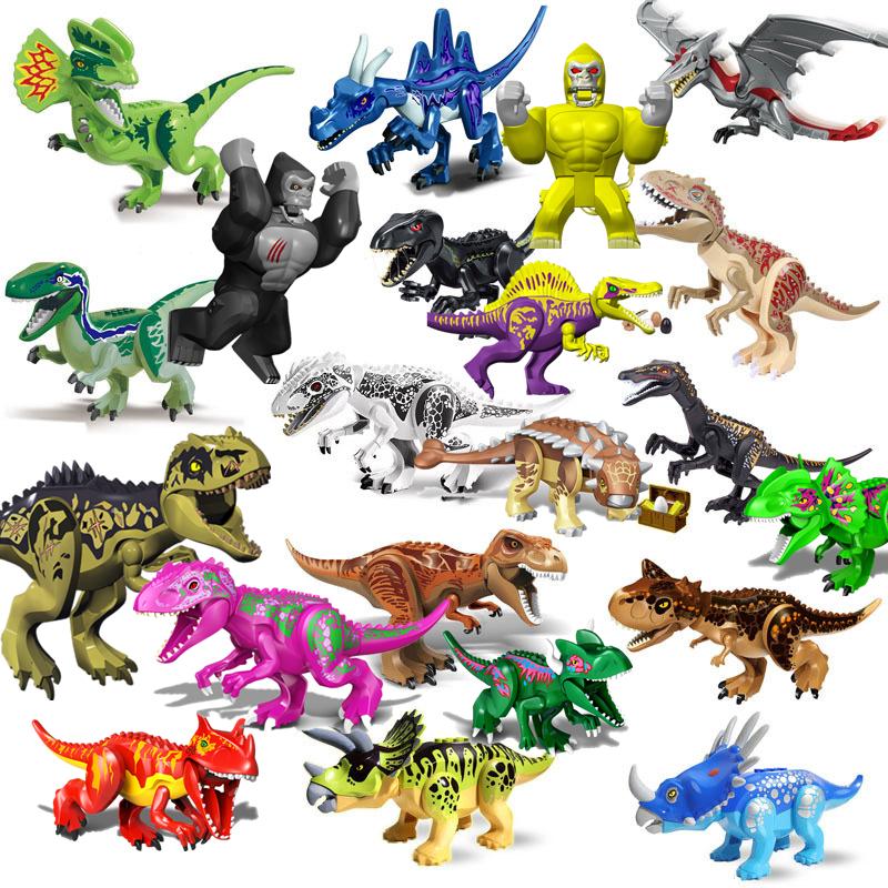 TOY LION 50 Style Huge Raptor Building Blocks Dinosaur Bricks Tyrannosaurus T-Rex Assemble Kids Toys Kids Gift Christmas Gifts