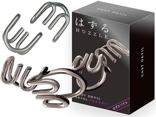 LatestBuy Toy Box Hanayama L5 Cast Huzzle Brain Teaser Puzzle (Devil)