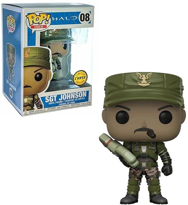 Funko POP! Halo S1 - Sgt. Johnson Vinyl Figure (chase figure)