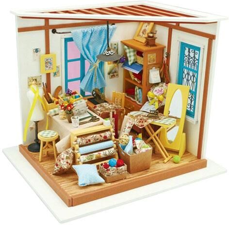 LatestBuy Toy Box Robotime DIY Miniature Room Kit (Lisa's Tailor)