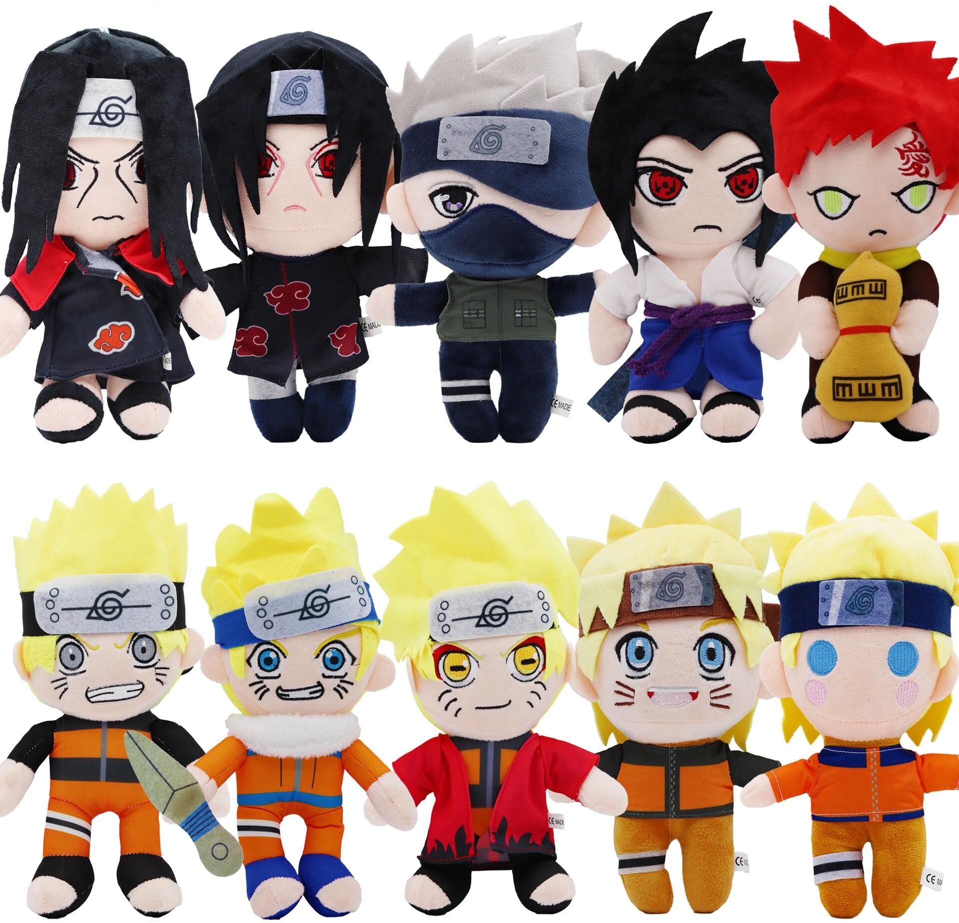 Plush toy for children Naruto Plush Toy Classic Manga Peripheral Figure Naruto Kakashi I Love Luo Doll