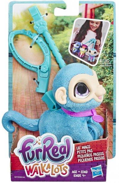 Hasbro   FURREAL FRIENDS   Toy small pet on a leash Monkey