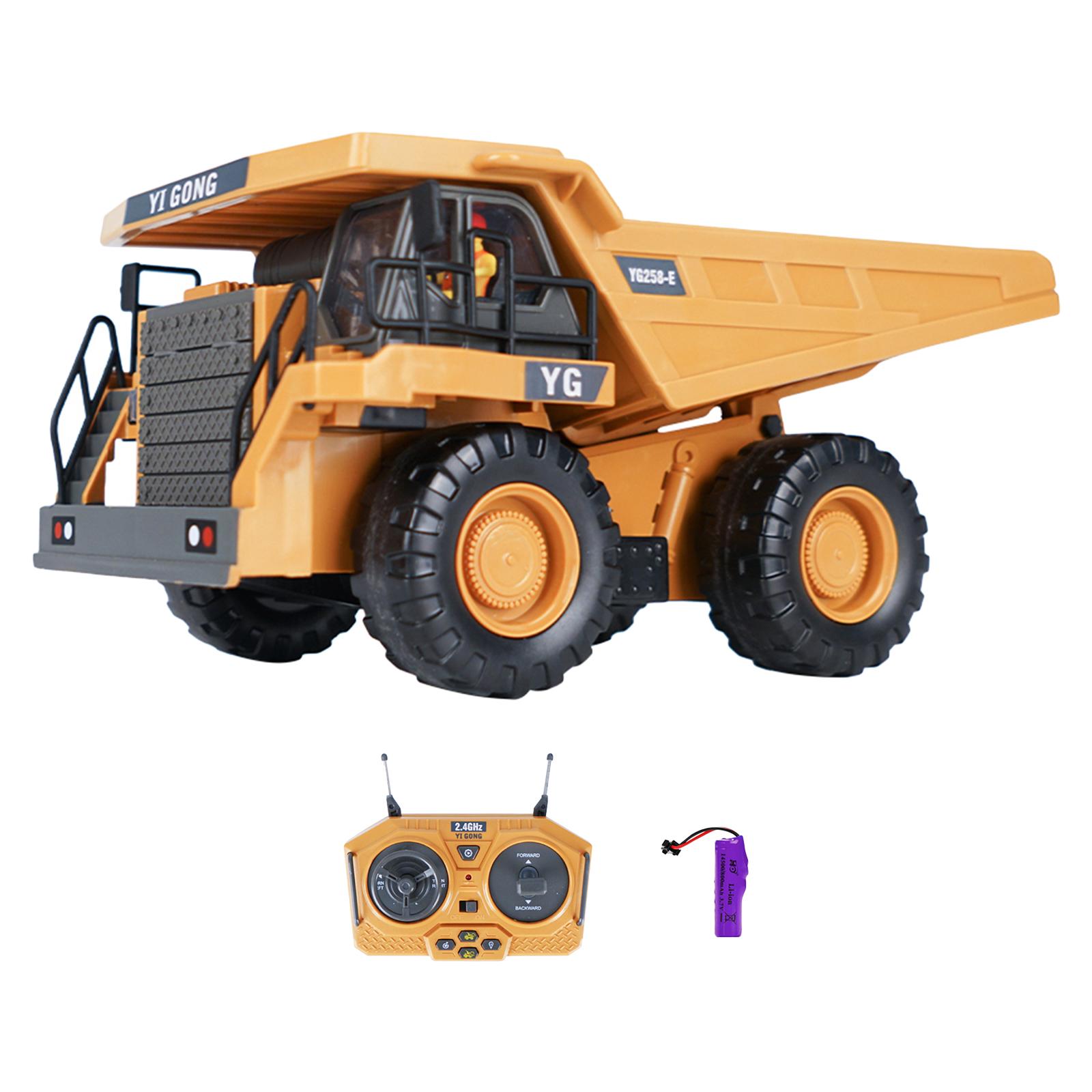 Toy Storing RC Dump Truck 1/24 9CH Dumper Technique Vehicle 2.4G Radio Controlled Cars
