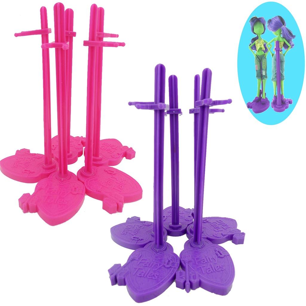 Funkid Toy 5 Pcs/Lot Stands Waist Doll Display Holder Model Support Toys Model Accessories for Monster High Doll for Ever After High