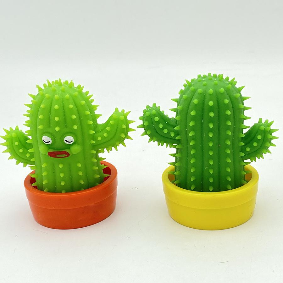 Plush toy for children 2023 new pressure relief toy cactus Lala network red pop Knead music vent class TPR toy factory Funny gifts, decompression toys Fun toys