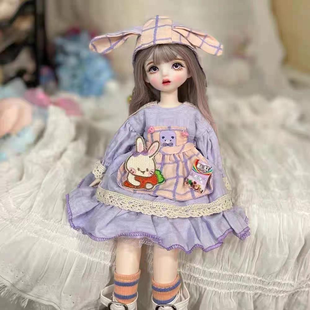 Toy Tribe Doll 30cm Toy BJD Makeup 6-point Joint 3D True Eye Dressing Foreign Girl Toy Doll