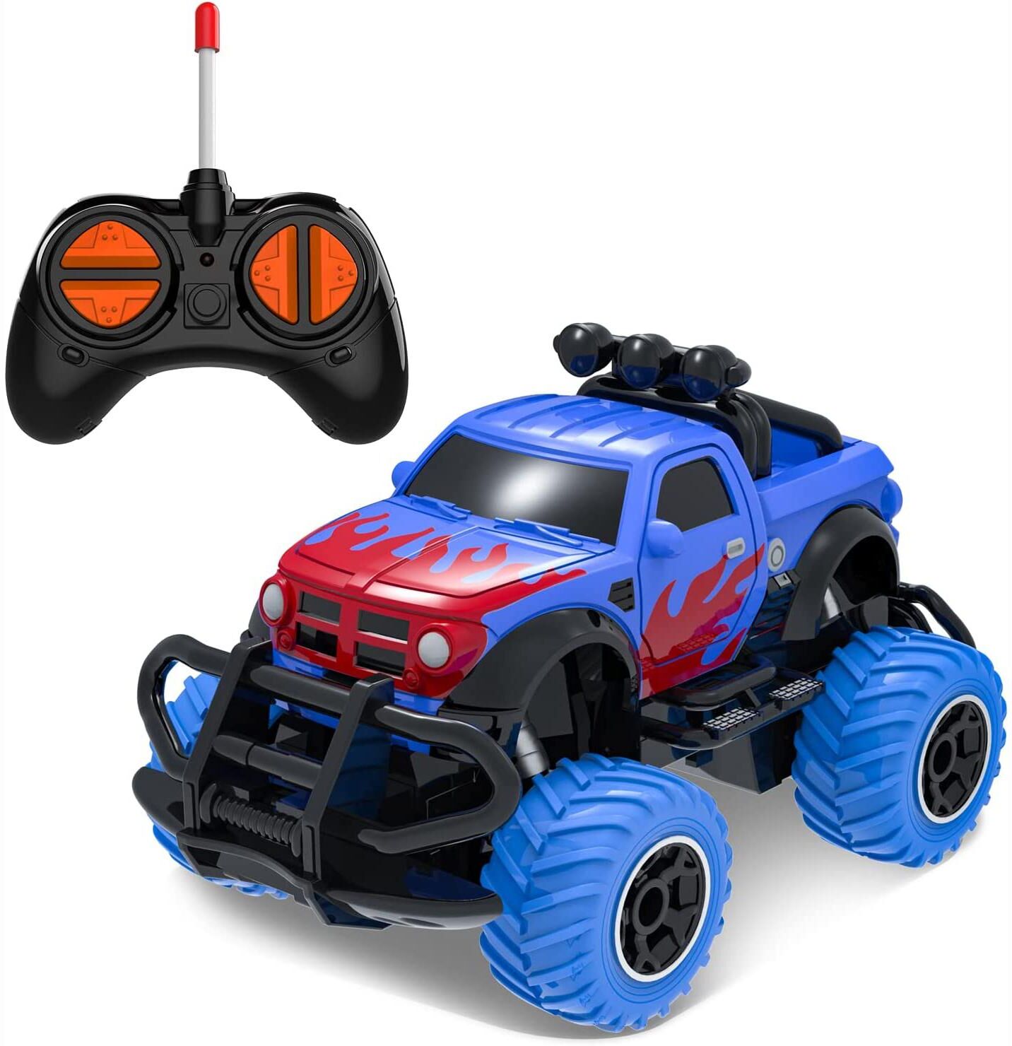 Thriving Toys Toddlers Toys for 4-5 Year Old Boys RC Car Remote Control Trucks for 3-4 Year Old Kids , Birthday Gifts Preschool Toys Cars RWD 1/43 Scale