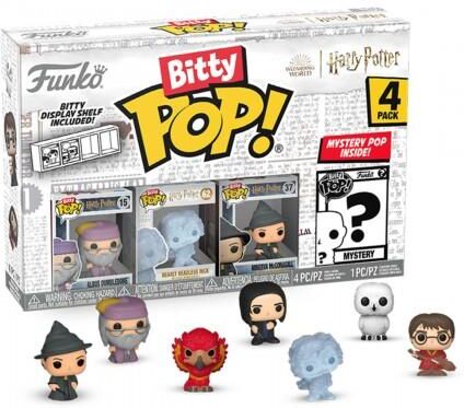 Funko Bitty Pop! Harry Potter Mini Collectible Toys - Harry Potter (Styles May Vary) 4 in pack