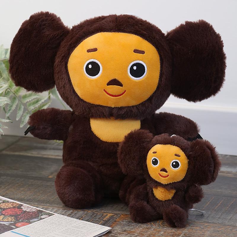 DZ Toys Cheburashka Monkey Plush Chebur Big Eared Monkey Plush Plush Doll