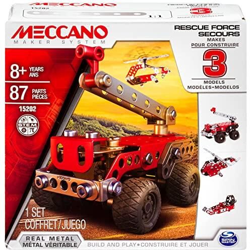 GiraffeKids Meccano Multimodels, Rescue Squad 3 Model Set