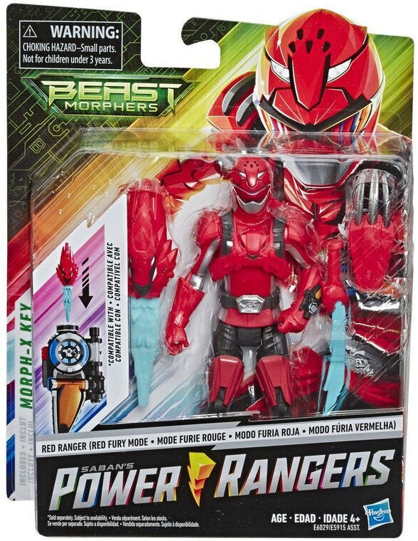 Hasbro   POWER RANGERS   Red Rangers Beast X Mode