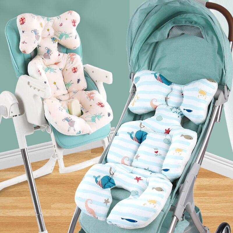 Faylisvow Baby Stroller Liner Baby Car Seat Cushion Cotton Seat Pad Infant Child Cart Mattress Mat Kids Carriage Pram Stroller Accessories