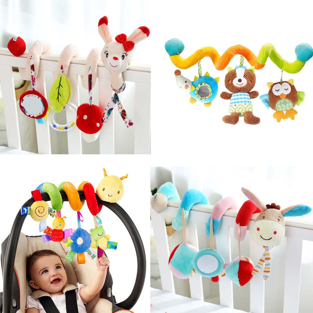 TouchCare Lovely Cartoon Animal Baby Toy Newborn Educational Sound Mobiles Infant Bed Stroller Hanging Toys