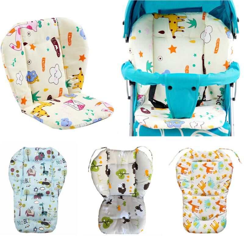 happyfun-Toys Baby Stroller Cushion Seat Kids Pushchair Soft Cushion Cart High Chair Seat Soft Baby Stroller