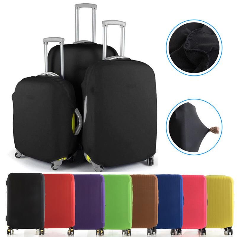 dosanj88 Travel Luggage Protection Dust Cover Sleeve Elastic Dustproof Solid Color