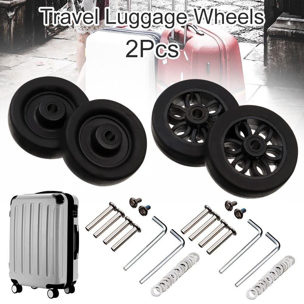 eyagxn Portable DIY Caster Wheel Repair Kit Travel Luggage Wheels Replace Wheels Suitcase Parts Axles