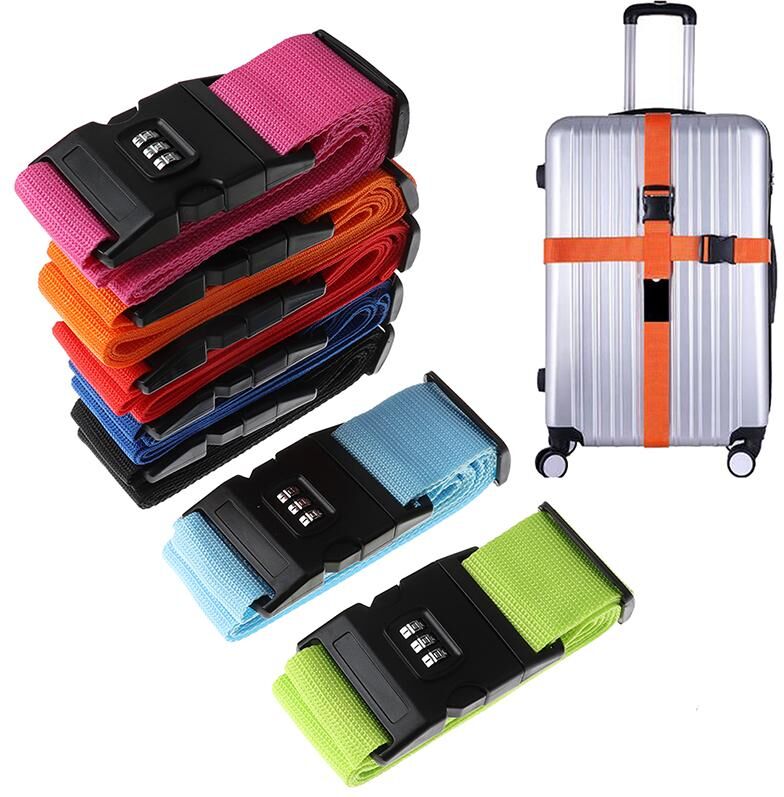 Peace And Serenity 1Pc Travel Luggage Suitcase Secure Lock Durable Nylon Packing Strap Belt