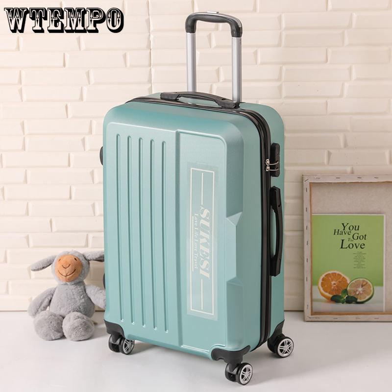 WTEMPO Luggage Suitcase Trolley Case Travel Bag Rolling Wheel Carry-On Boarding Men Women Luggage Trip Journey