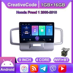 CreativeCode 10" Android Car Stereo Radio For Honda Freed 1 2008-2016 Car Multimedia Player DVD Speakers Head Unit Audio WIFI 1+16GB